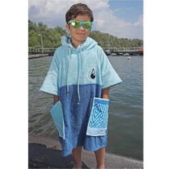 Wave Hawaii Bamboo Poncho Maxi