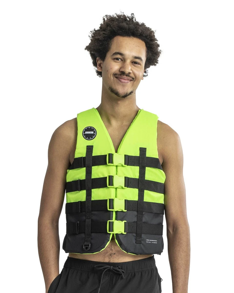 JOBE 4 Buckle Vest Lime 3 JOBE 4 Buckle Vest Lime