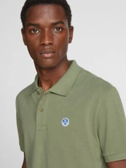 Polo Logo Olive