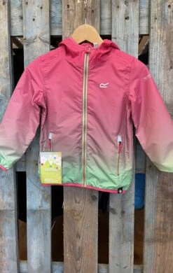 Regatta Printed Lever Jack Kids Hotpk/island