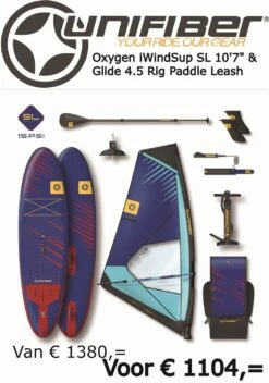Oxygen IWindSup SL 10'7 & Comp. Rig 4.5